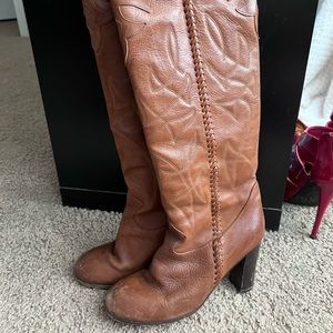Tall vintage western boots